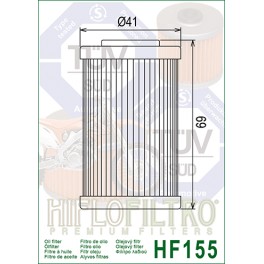 HF155 Filtre à huile Hiflofiltro