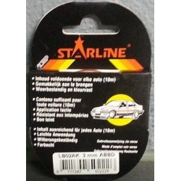 Liseret tuning STARLINE 10m x 3mm, rouge