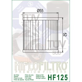 HF125 Filtre à huile Hiflofiltro