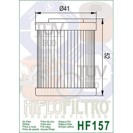 HF157 Filtre à huile Hiflofiltro *