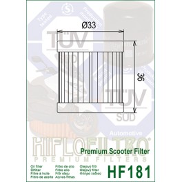 HF181 Filtre à huile Hiflofiltro