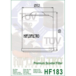 HF183 Filtre à huile Hiflofiltro