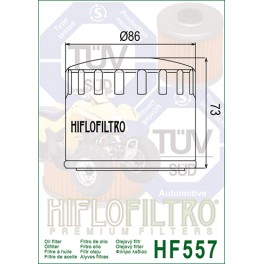HF557 Filtre à huile Hiflofiltro